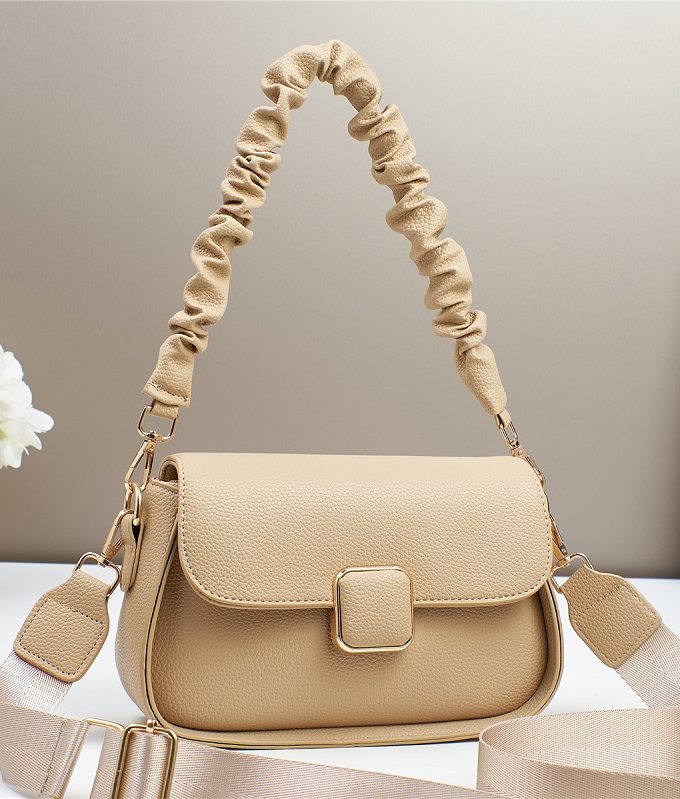 New Niche Design Solid-Colored Underarm Bag