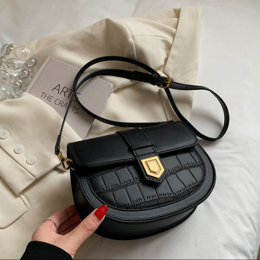 High-Grade Retro Fashion Saddle Crossbody Small Bag