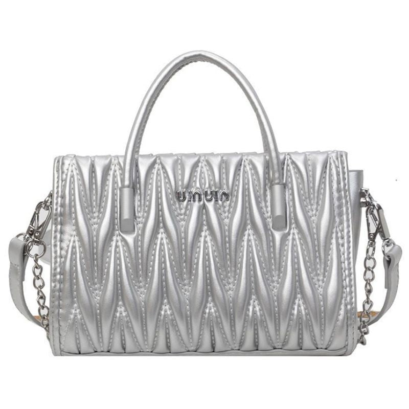 Fashionable Versatile Solid Color Exquisite Embroidery Bag