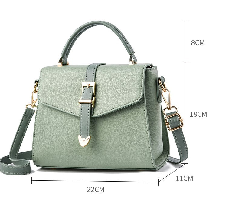Summer New Simple Leather Shoulder Bag