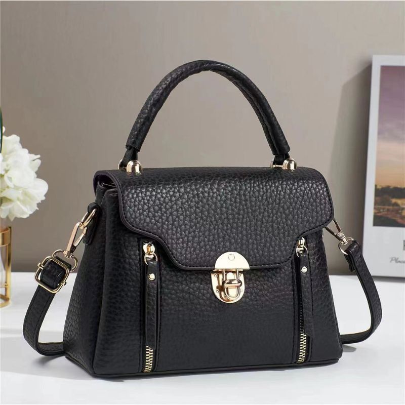 Macaron Handbag New Fashion Lock Shoulder Messenger Bag