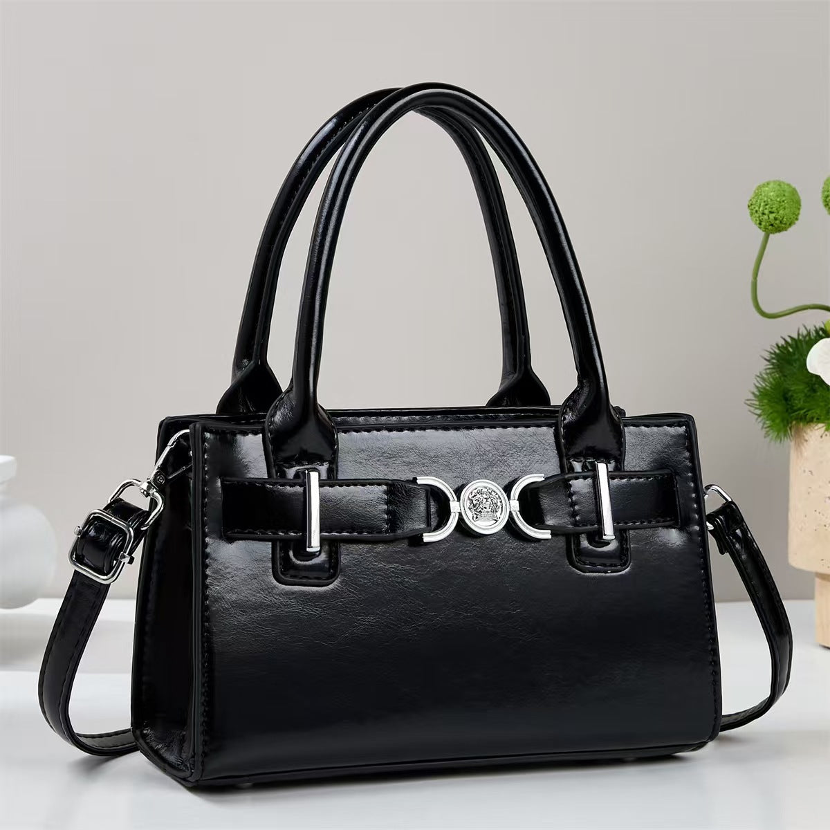 2026 New Casual Style Fashion Shoulder Bag Black