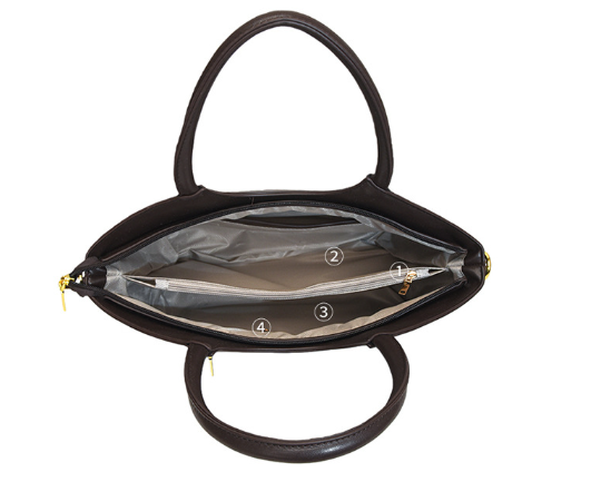 Elegant Medium Embroidered Shoulder Crossbody Bag Black