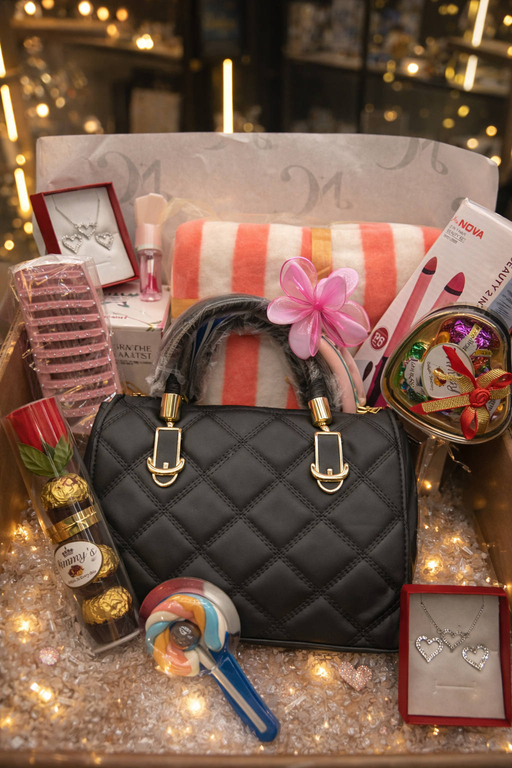 New Diamond Shaped Chanel Style Shoulder Bag