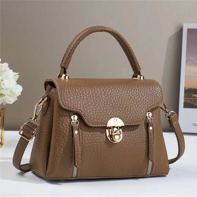 Macaron Handbag New Fashion Lock Shoulder Messenger Bag
