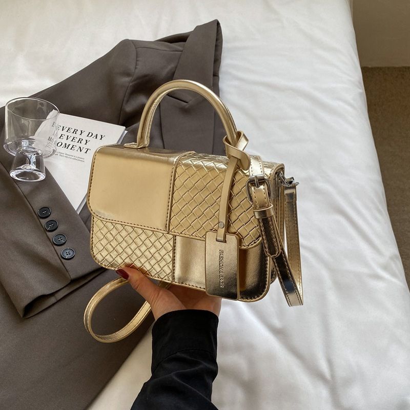 Hand-Held Simple Square Versatile Fashion Temperament Shoulder Bag
