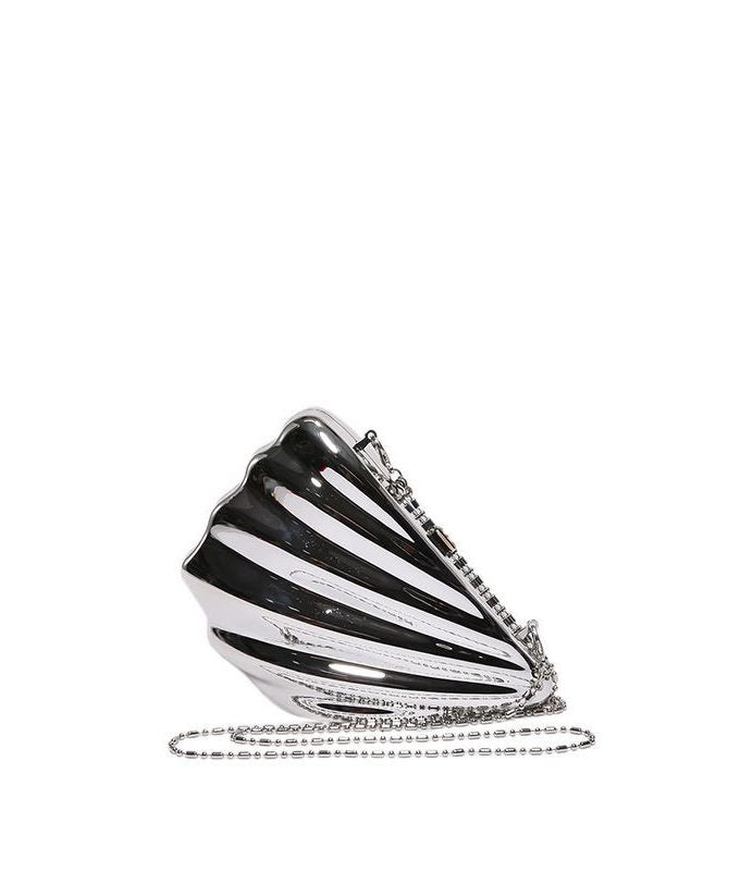 Angel Wings Fan-Shaped Shell Jewelry Bag