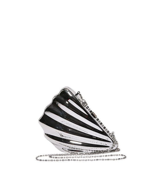 Angel Wings Fan-Shaped Shell Jewelry Bag