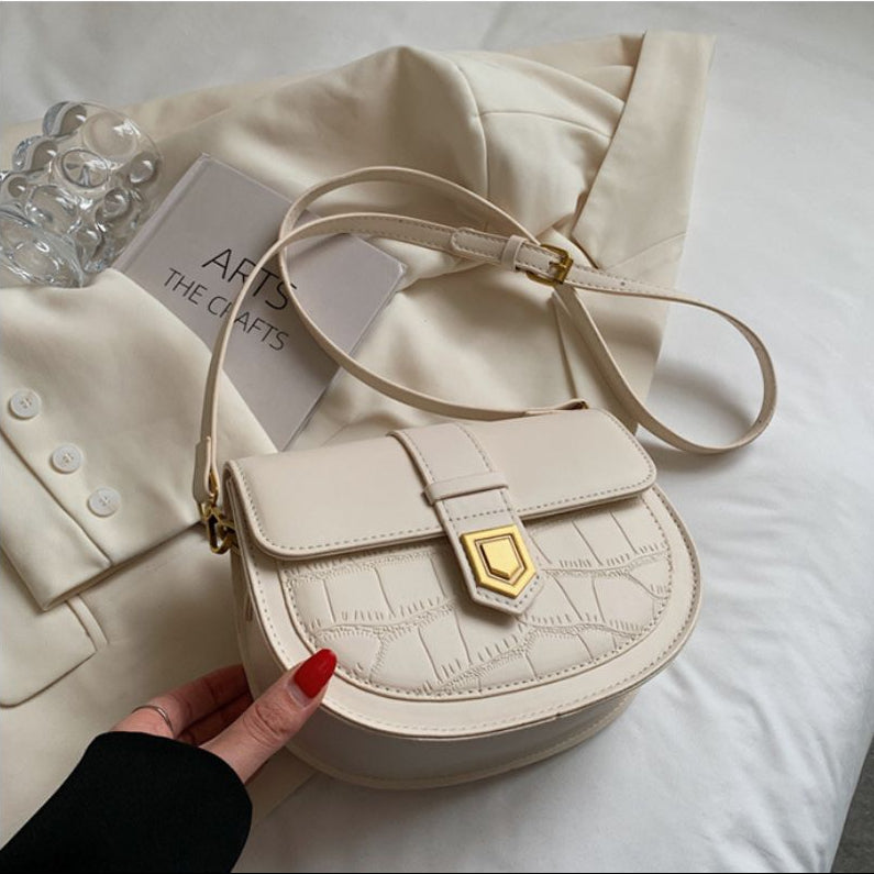 High-Grade Retro Fashion Saddle Crossbody Small Bag