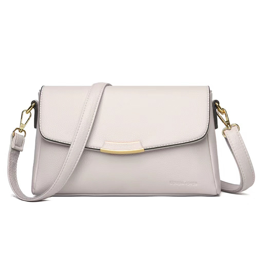 Elegant Medium Small Square Bag Grey