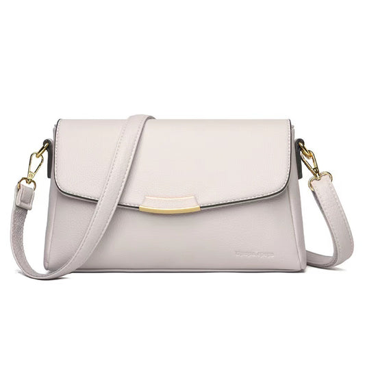 Elegant Medium Small Square Bag Grey