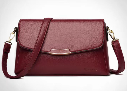 Elegant Medium Small Square Bag Red