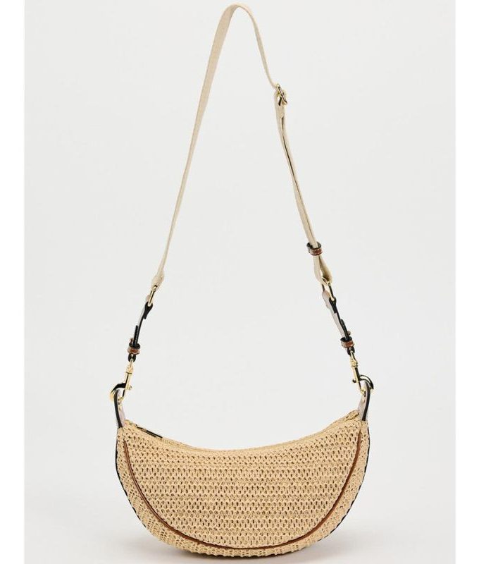 Spring New Single-Shoulder Casual Woven Underarm Bag