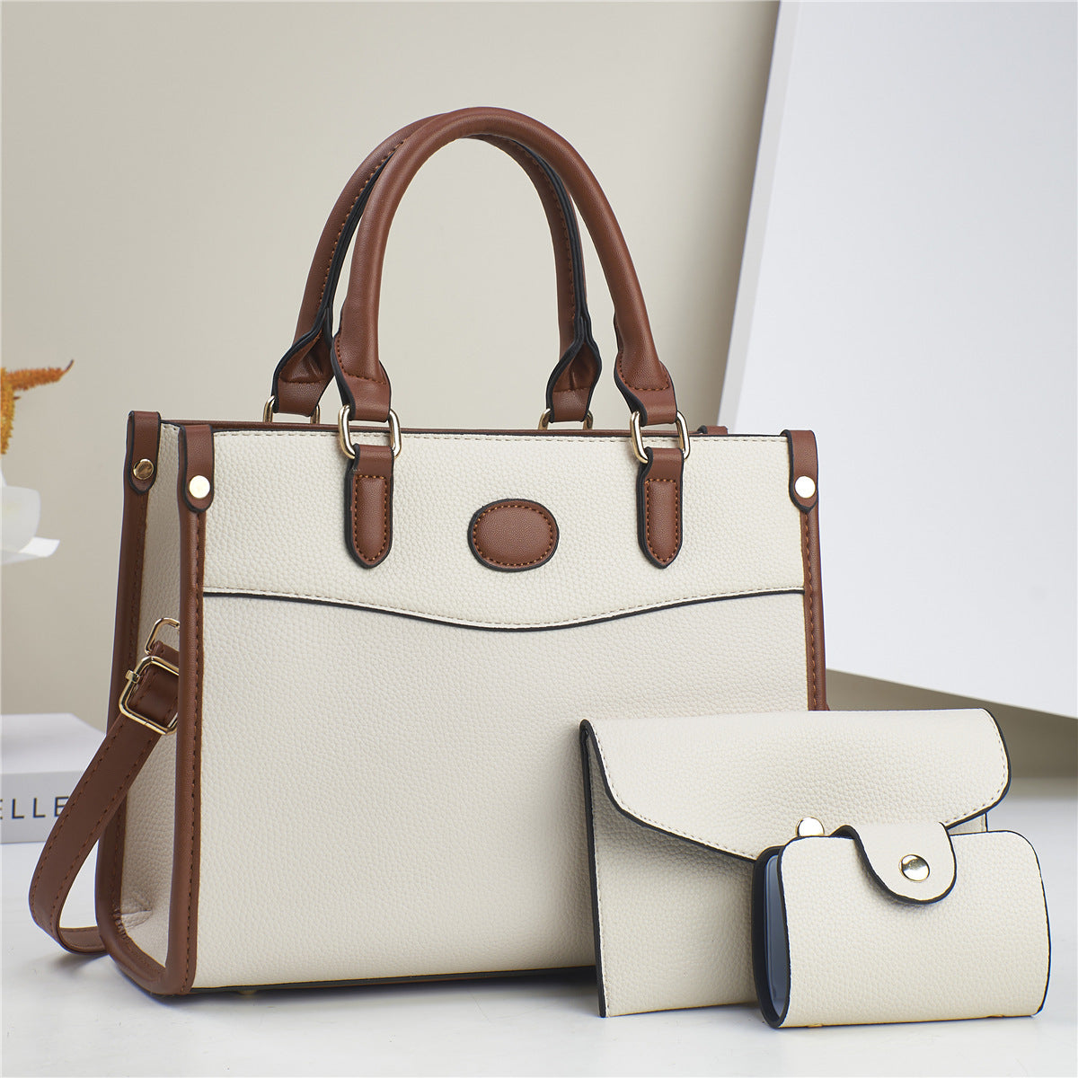 New Trendy Women's Fashionable Shoulder Bags Offwhite