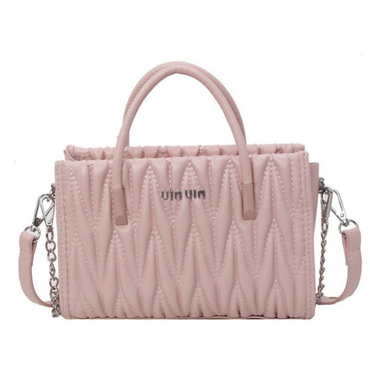 Fashionable Versatile Solid Color Exquisite Embroidery Bag