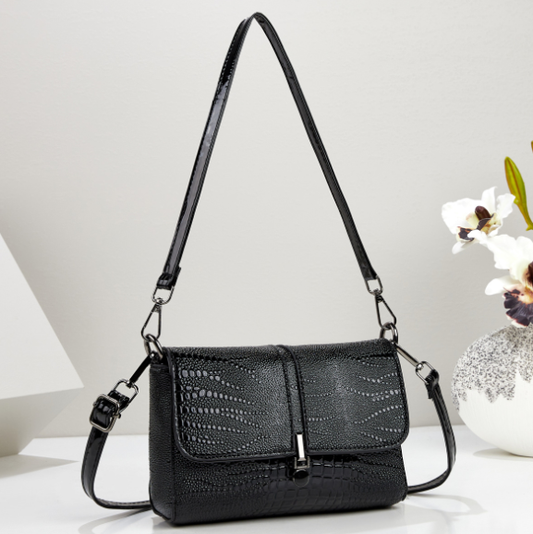 Daiziya Small Square Crossbody Bag Black