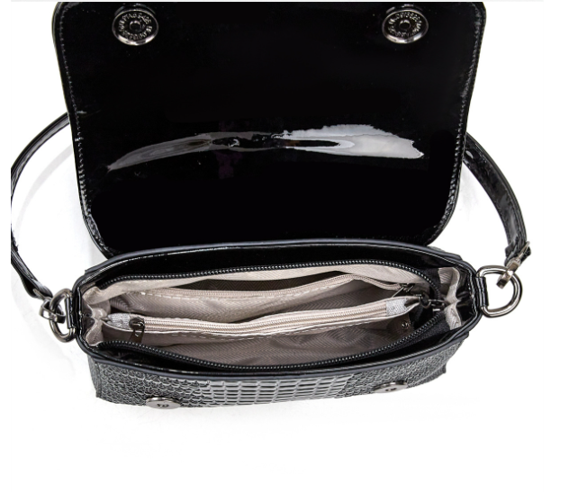 Daiziya Small Square Crossbody Bag Brown