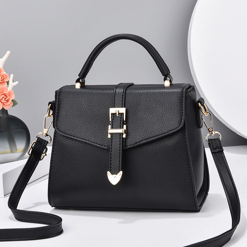 Summer New Simple Leather Shoulder Bag