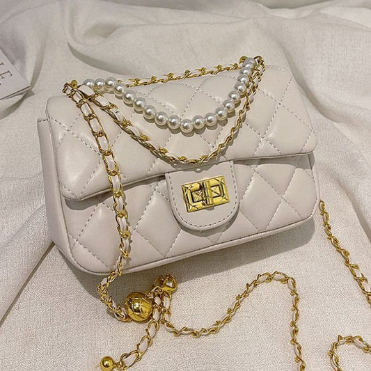 High-grade Diamond Chain Small Square Bag