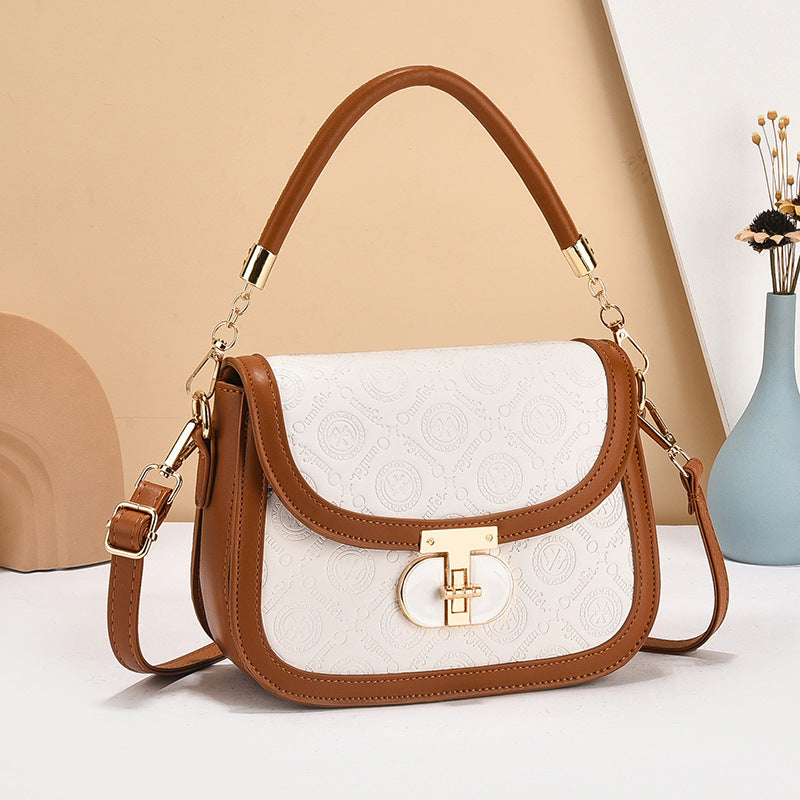 Dixi Trendy Elegant Medium Motorcycle Bag Earthy