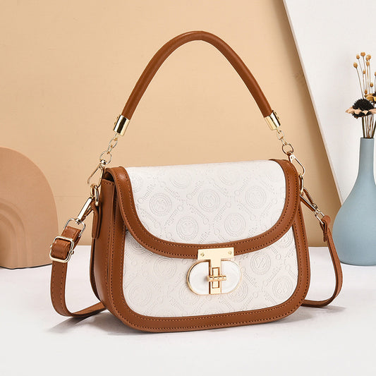 Dixi Trendy Elegant Medium Motorcycle Bag Earthy