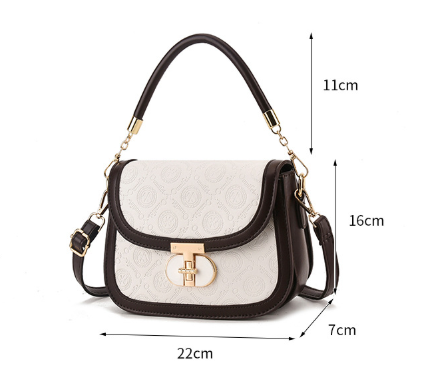 Dixi Trendy Elegant Medium Motorcycle Bag Earthy