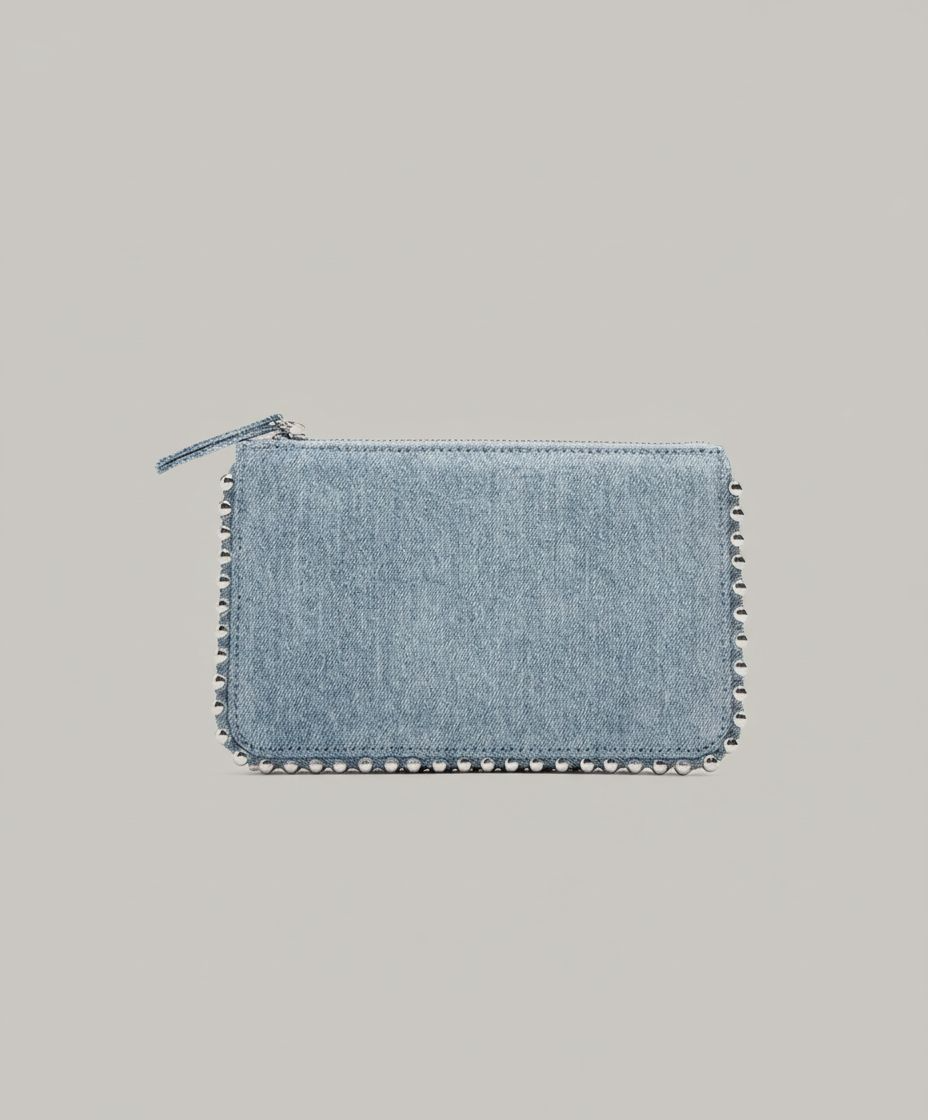 Chain Textured Versatile Fashion Rivet decoration Bag