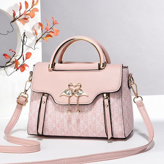 2026 Embossed Solid Color Women's Handbag – Fashion Trend Casual Shoulder & Crossbody Bag