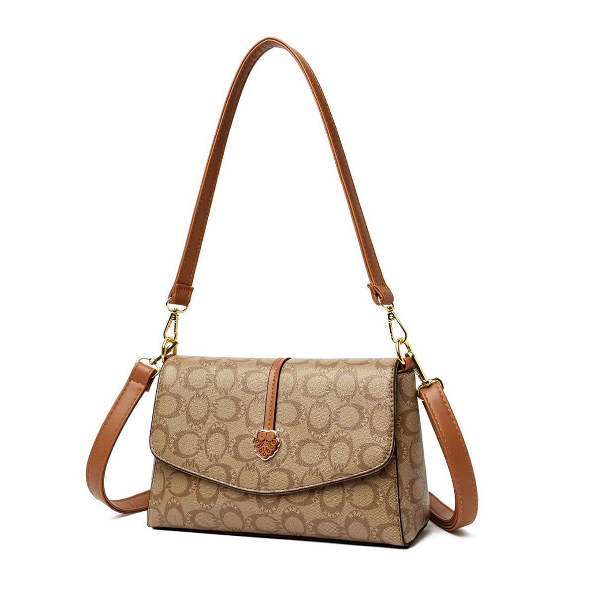 2026 Elegant Medium Monogram Crossbody Bag Yellow