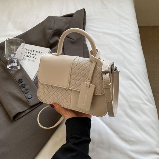 Hand-Held Simple Square Versatile Fashion Temperament Shoulder Bag