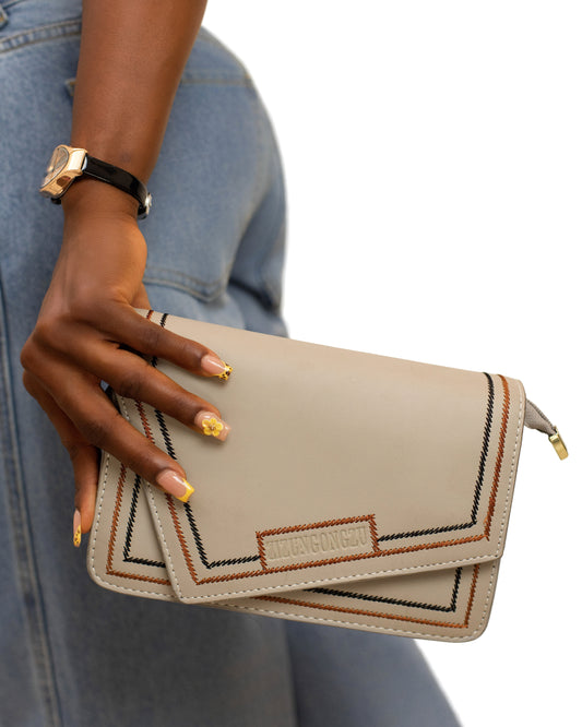 Spring New Style Single Shoulder Armpit Trendy Crossbody Bag Brown
