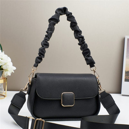 New Niche Design Solid-Colored Underarm Bag