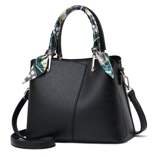 New Simple Temperament Soft Leather Handbag