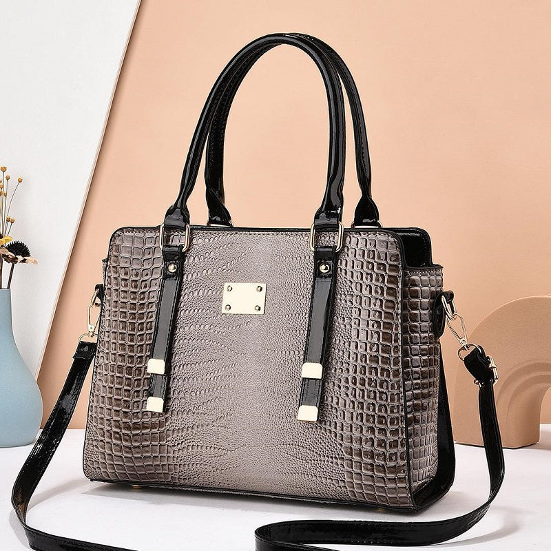 New Style Simple Soft Leather Texture Women Bag