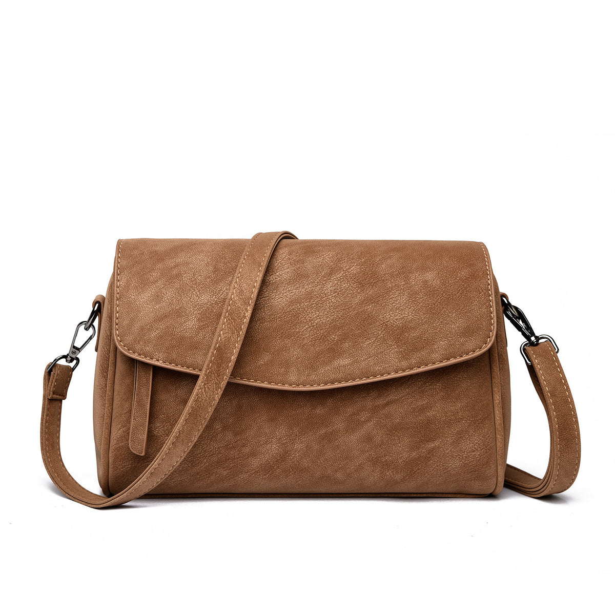 Elegant Medium Messenger Bag Brown