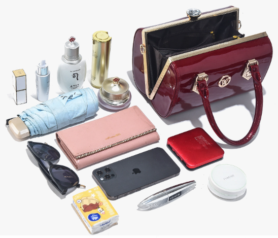 2026 New Fashionable Bright Leather Large Capacity Women's Shoulder & Crossbody HandBag