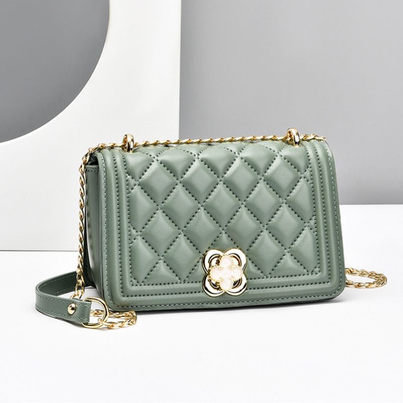 2023 New Fashion Small Fragrance Style Diamond Chain Bag