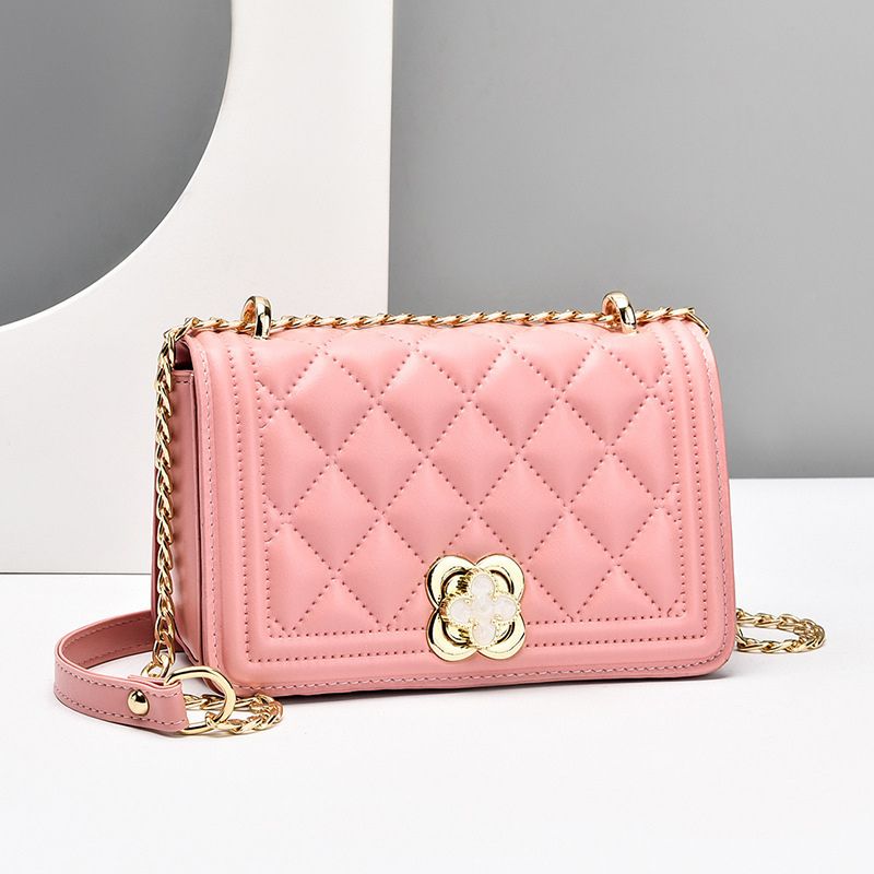 2023 New Fashion Small Fragrance Style Diamond Chain Bag