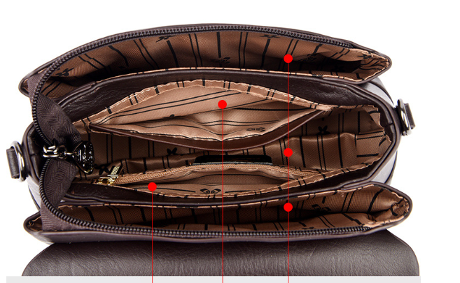 2026 Elegant Small Crossbody Bag Brown