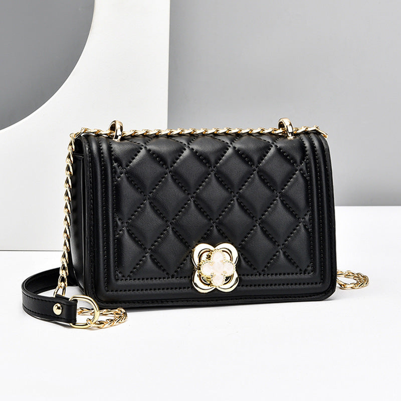 2023 New Fashion Small Fragrance Style Diamond Chain Bag