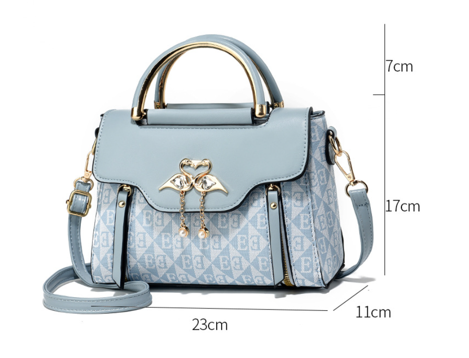 2026 Embossed Solid Color Women's Handbag – Fashion Trend Casual Shoulder & Crossbody Bag