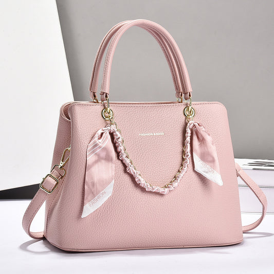 Daiziya Large Pink Shoulder Handbag Pink
