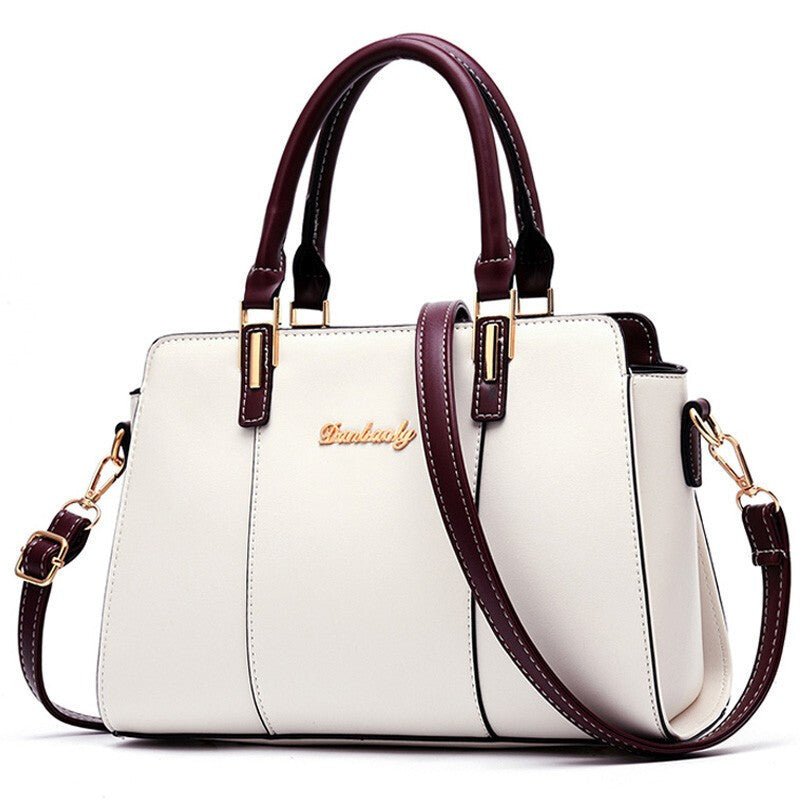 Women's Large Capacity Shoulder Bag – Simple Versatile Handbag for Middle-Aged Women & Moms, Fashion Everyday Tote