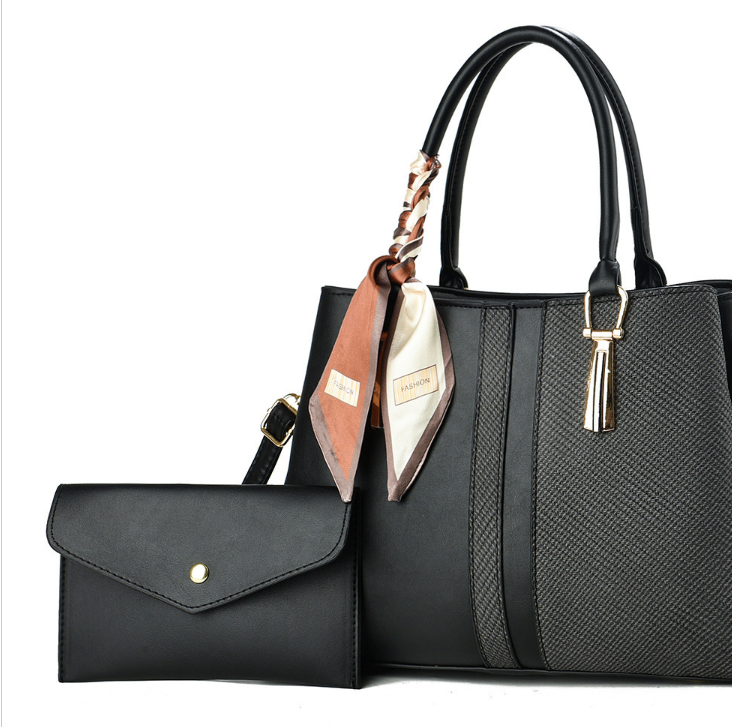 Women's 2026 Contrast Color Mother Bag – Trendy Fashion Cross-body Shoulder Bag, Large Capacity Portable Cross-border Handbag