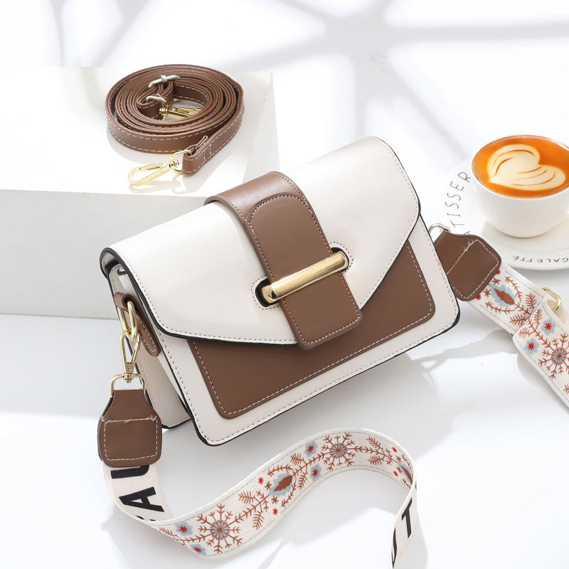 Small Square Bag for Women – Textured Shoulder & Crossbody Bag with Versatile Back Straps, Fashionable Simple Purse
