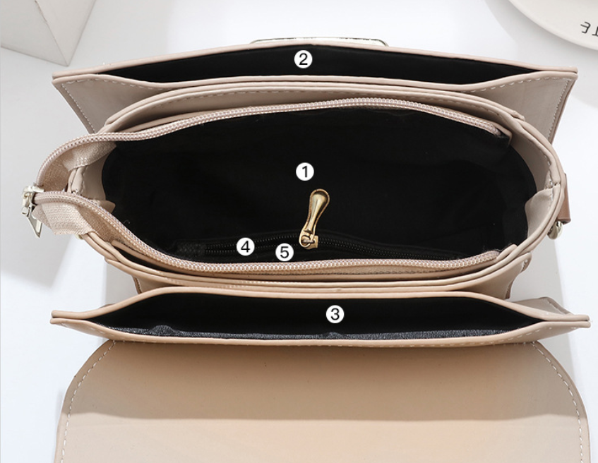 Small Square Bag for Women – Textured Shoulder & Crossbody Bag with Versatile Back Straps, Fashionable Simple Purse