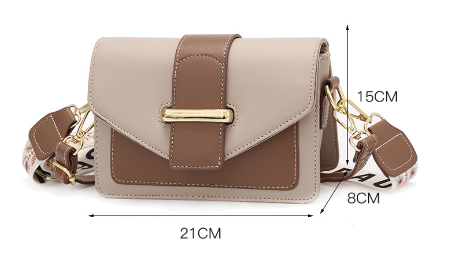 Small Square Bag for Women – Textured Shoulder & Crossbody Bag with Versatile Back Straps, Fashionable Simple Purse