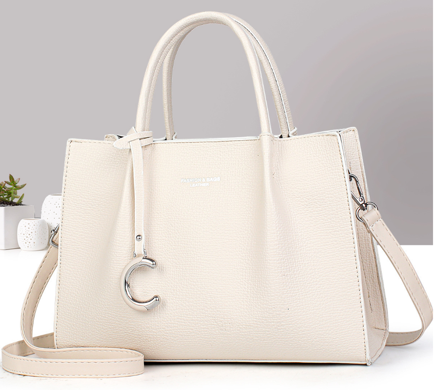 2025 Soft Leather Women's Shoulder Bag – Large Capacity Casual Handbag, Versatile Commuter Tote for Daily Use