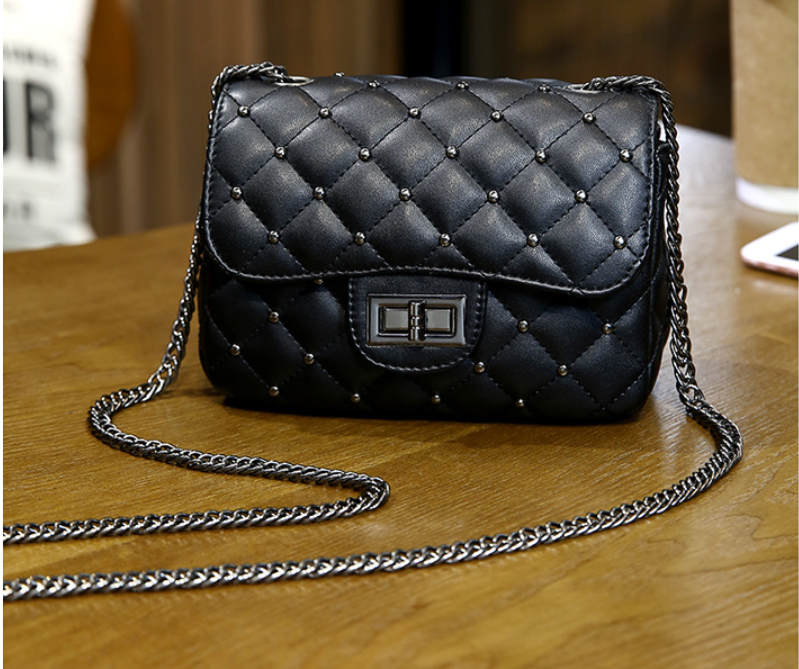 2026 Diamond Chain Mini Bag – Small Sachet Purse, Spring Summer Trendy European & American Style Shoulder Crossbody Bag for Women